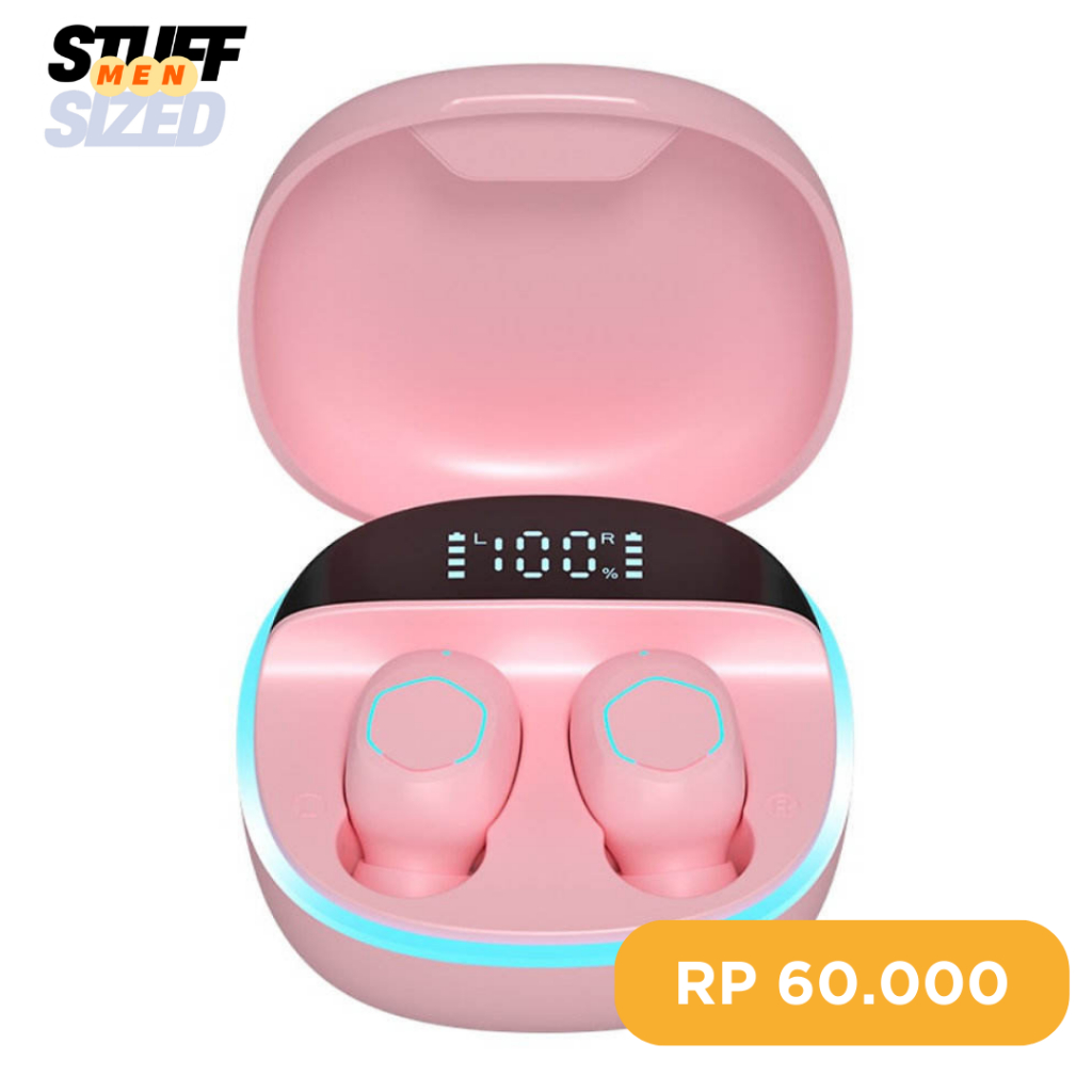 WIRELESS HEADSET M13(2) M13 Macaron Headset Bluetooth TWS with Mic Breathing Light Case Led Display 