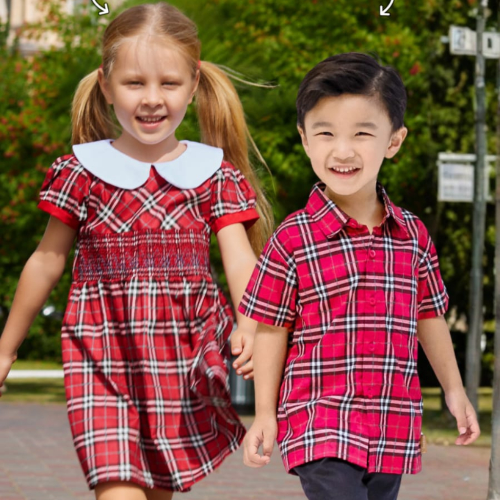 Dress anak pesta | Dress CNY | Smock Dress | Gaun anak | Baju anak cewek