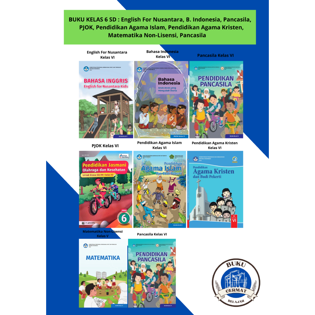 Buku Paket KURIKULUM MERDEKA SD/MI Kelas 6