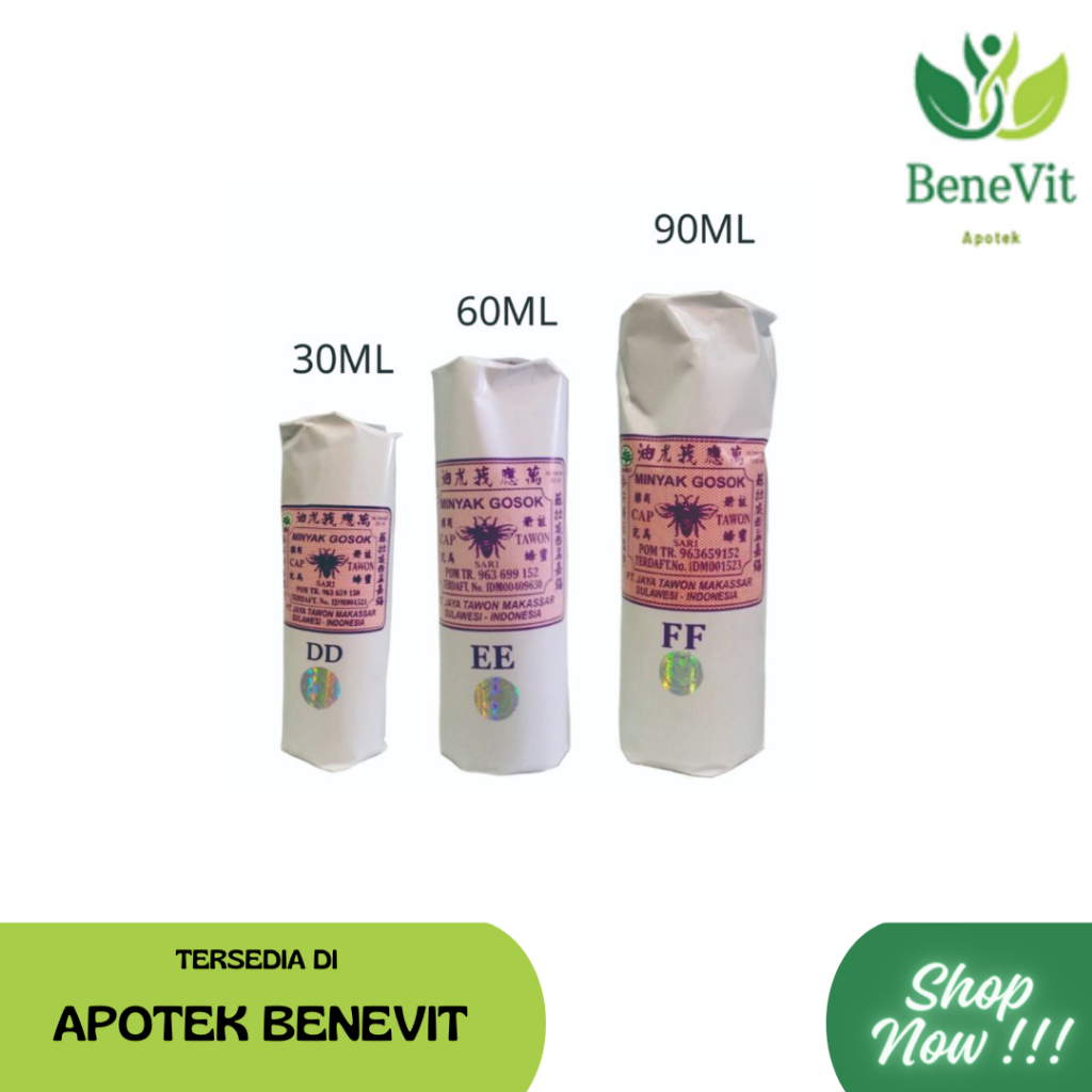 Minyak Tawon Gosok 20ml, minyak tawon 30ml, minyak gosok 60ml, minyak tawon 90ml