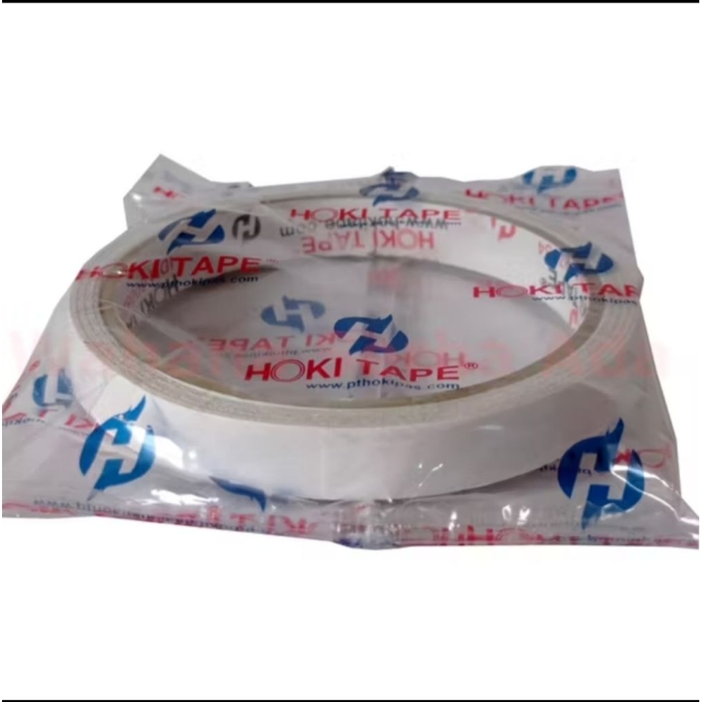 Double Tape Tissue Putih 12mm x 8m