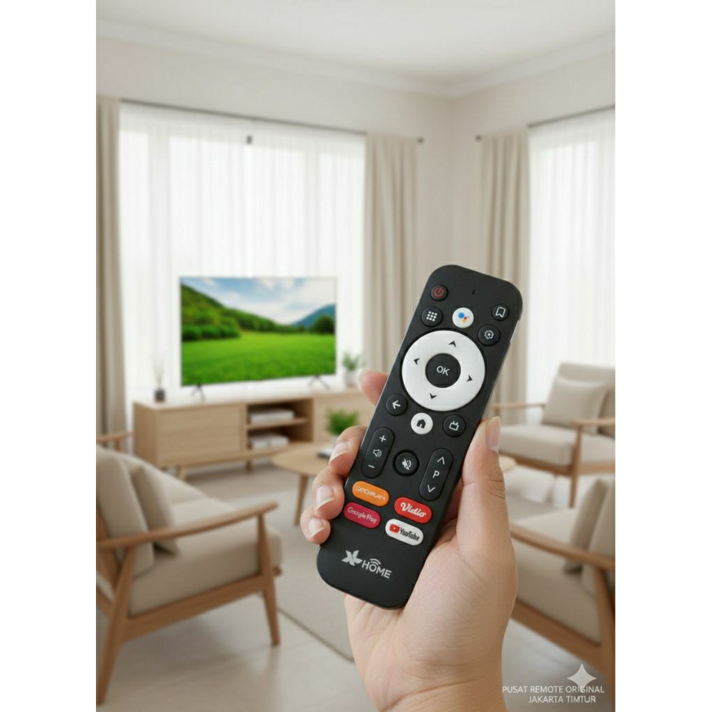 REMOTE REMOT SMART TV XL HOME NETFLIX ORIGINAL ASLI
