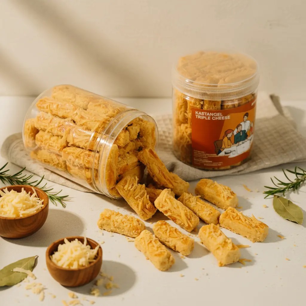 KUE KASTENGEL keju edam kastangel castangel (Edam, cheddar, Permisan) Premium Homemade toples tabung