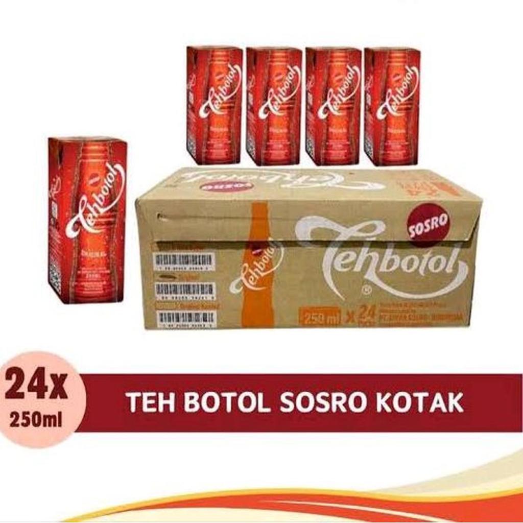 Teh botol sosro kotak 250ml
