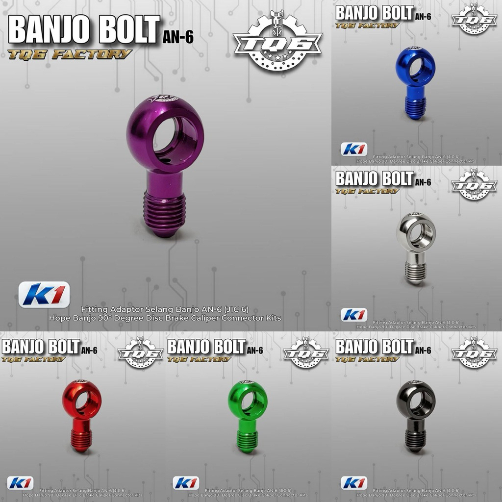 Banjo Selang Rem Lurus Stainless Original TQ6