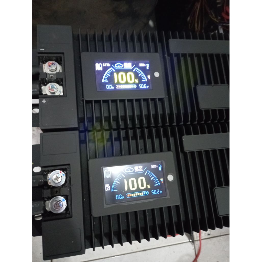 Lifepo4 48V 100Ah set BMS jikong dan lcd + box
