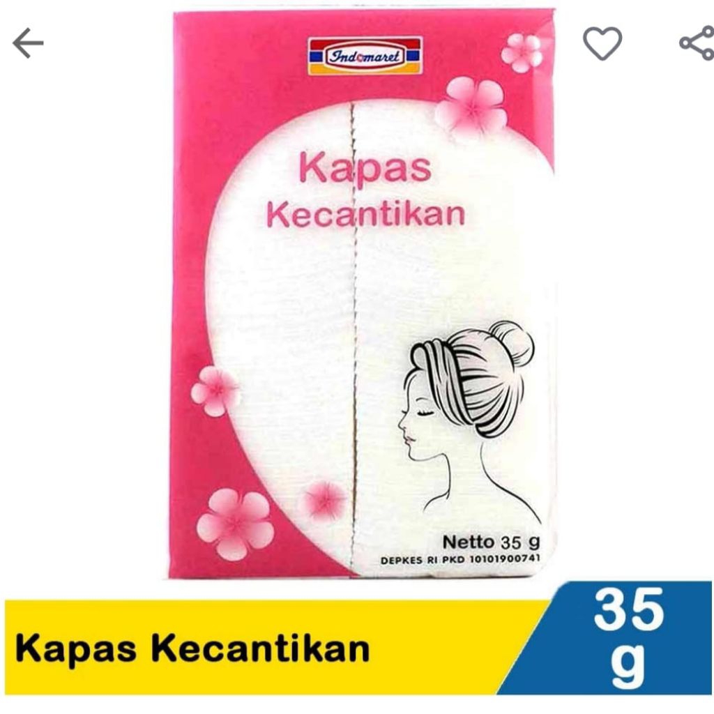 Indomaret Kapas Kecantikan 35gr
