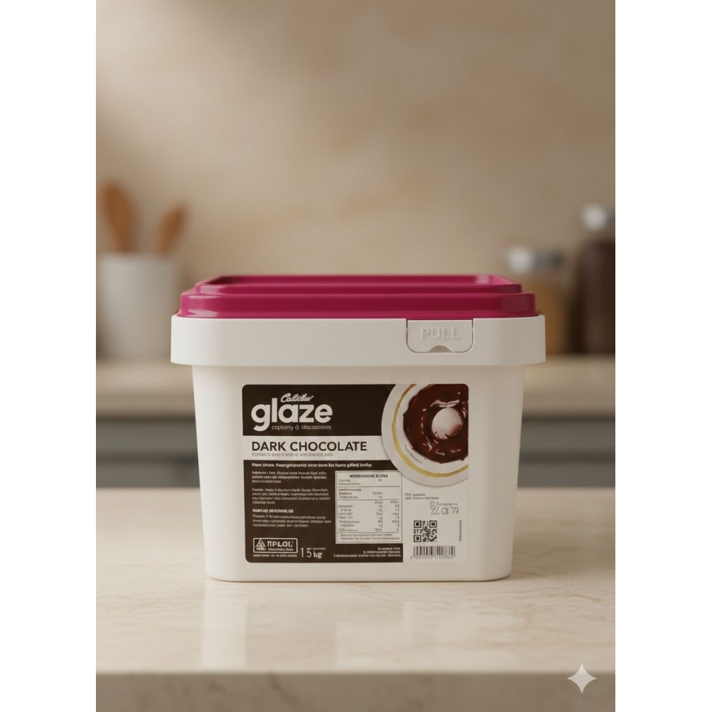 Glaze Collata DarkCoklat5kg
