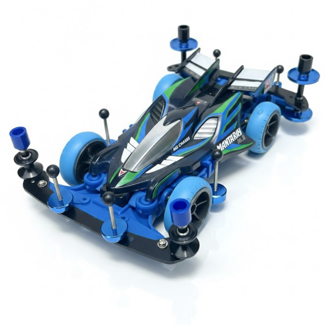 Rep Tamiya Rakitan Side damper Mantaray MkII Black special MS Chassis 3006Z3-RKT