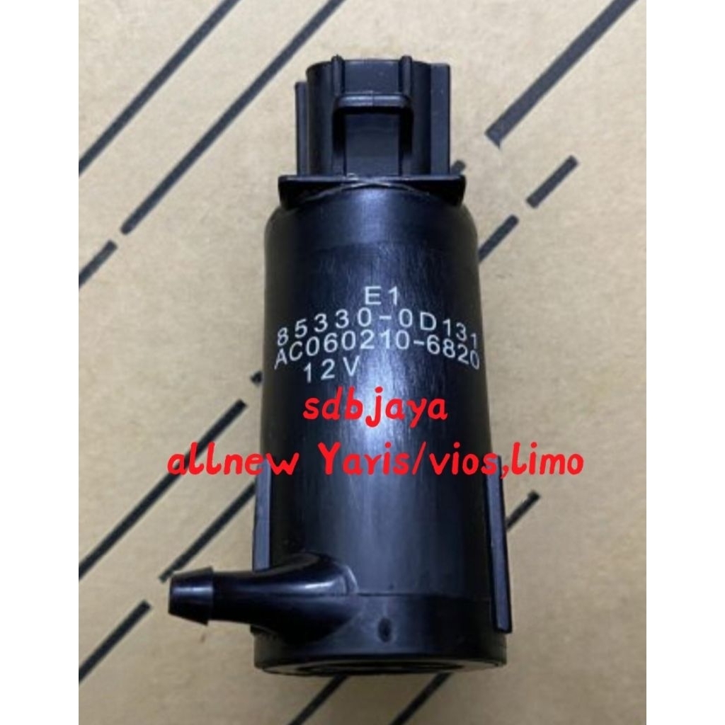 motor dinamu dinamo semprotan kaca air wiper new yaris vios, limo gen3/4/5 2013up