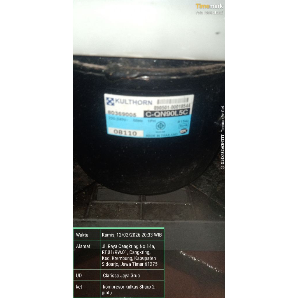kompresor kulkas 2 pintu Sharp