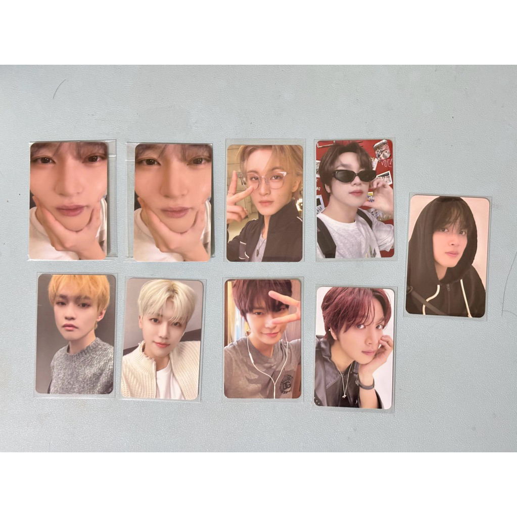 photocard chenle haechan mark jaemin doyoung
