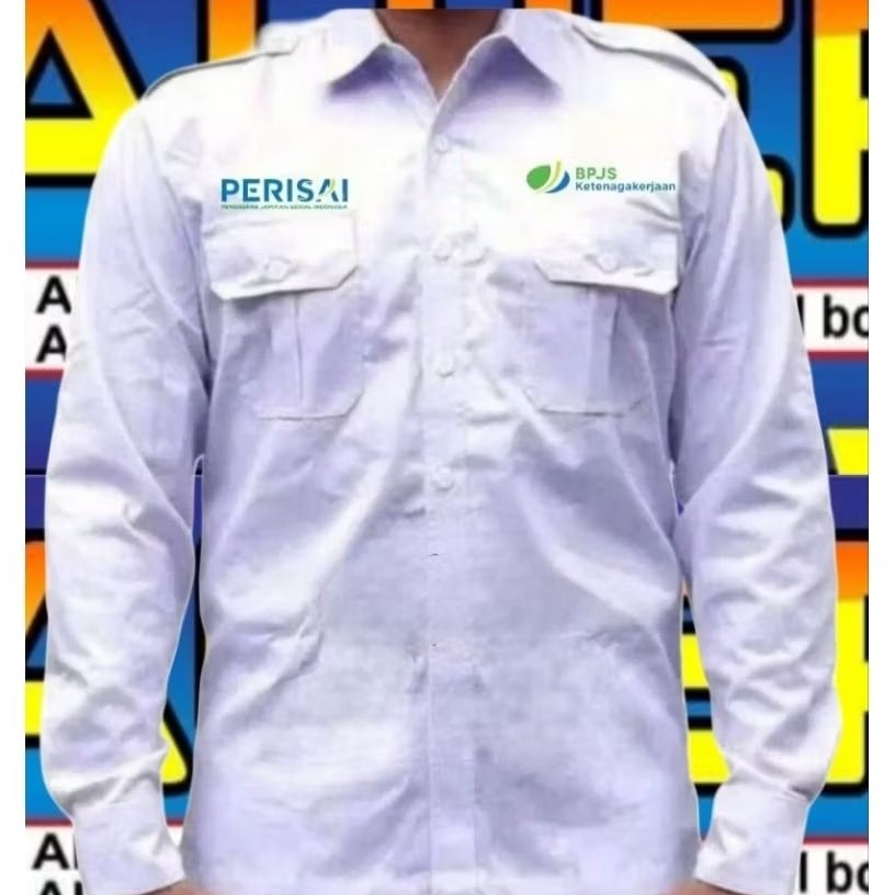 panjang kemeja BPJS ketenagakerjaan baju BPJS ketenagakerjaan seragam BPJS ketenagakerjaan kemeja ke