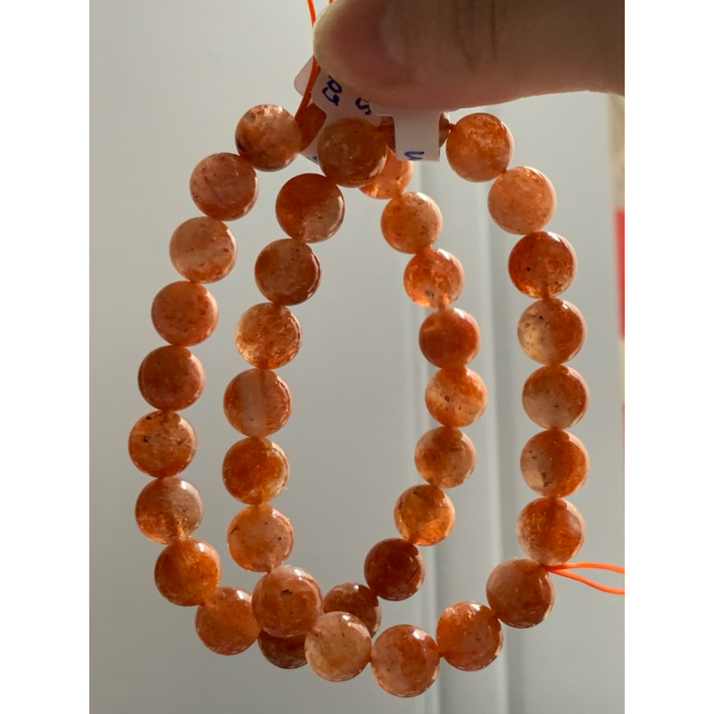 Golden Sunstone Bracelet/ Gelang Sunstone Kristal batu Alam