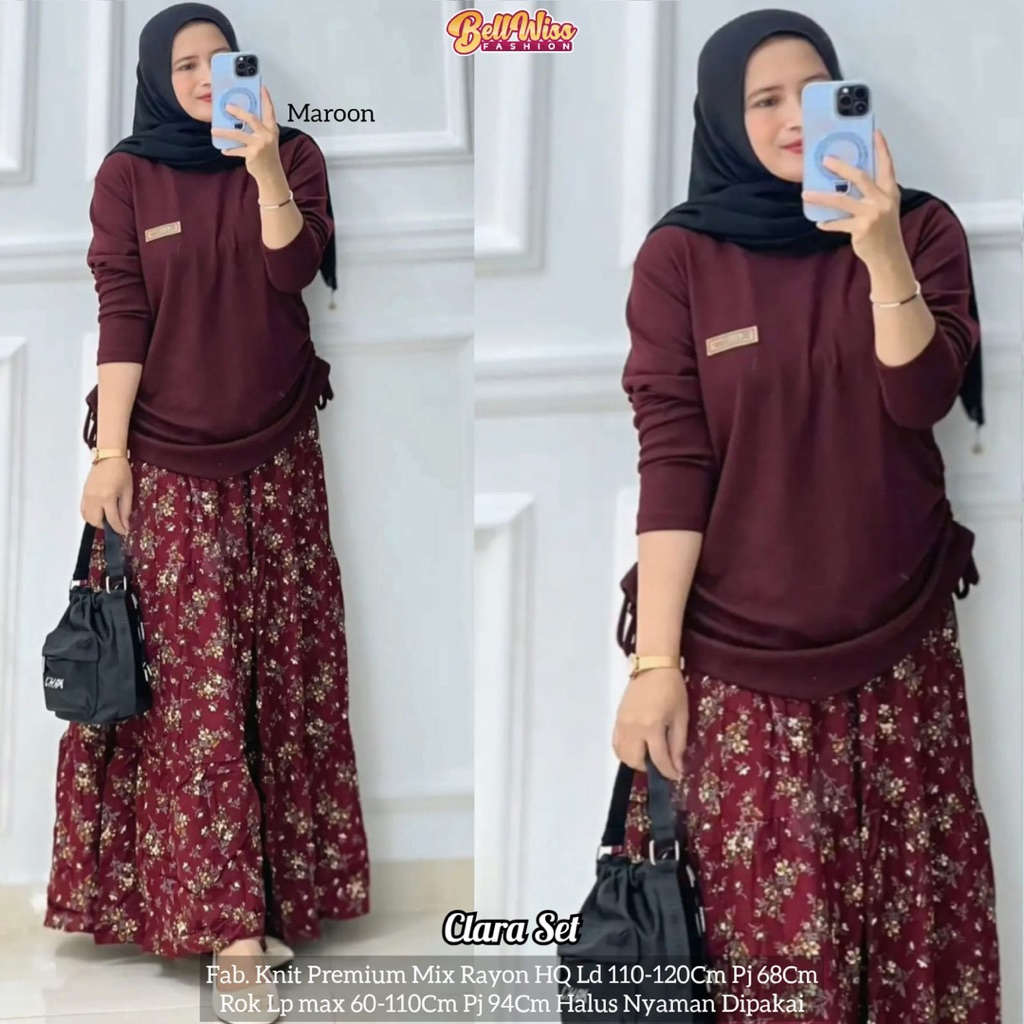 Clara Set Rok Rayon by Bellwiss
