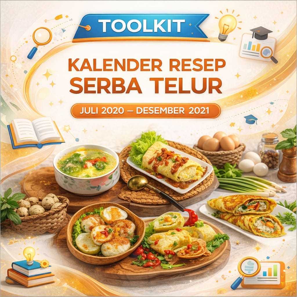 Toolkit Kalender Resep Serba Telur Praktis & Variatif