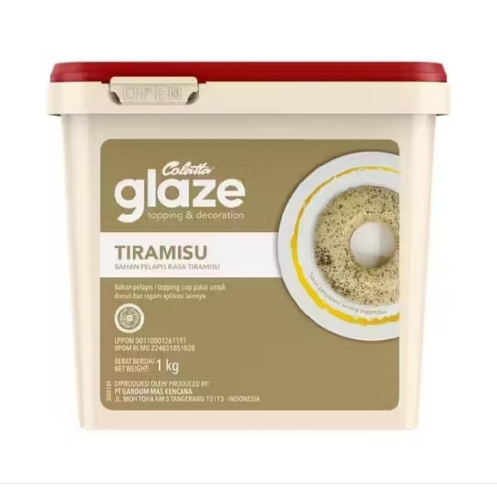 Colatta glaze tiramisu/glaze donat 1kg