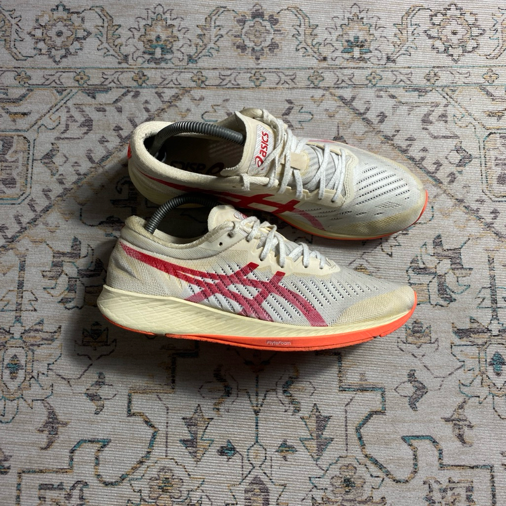 Asics Metaracer "White Sunrise Red"