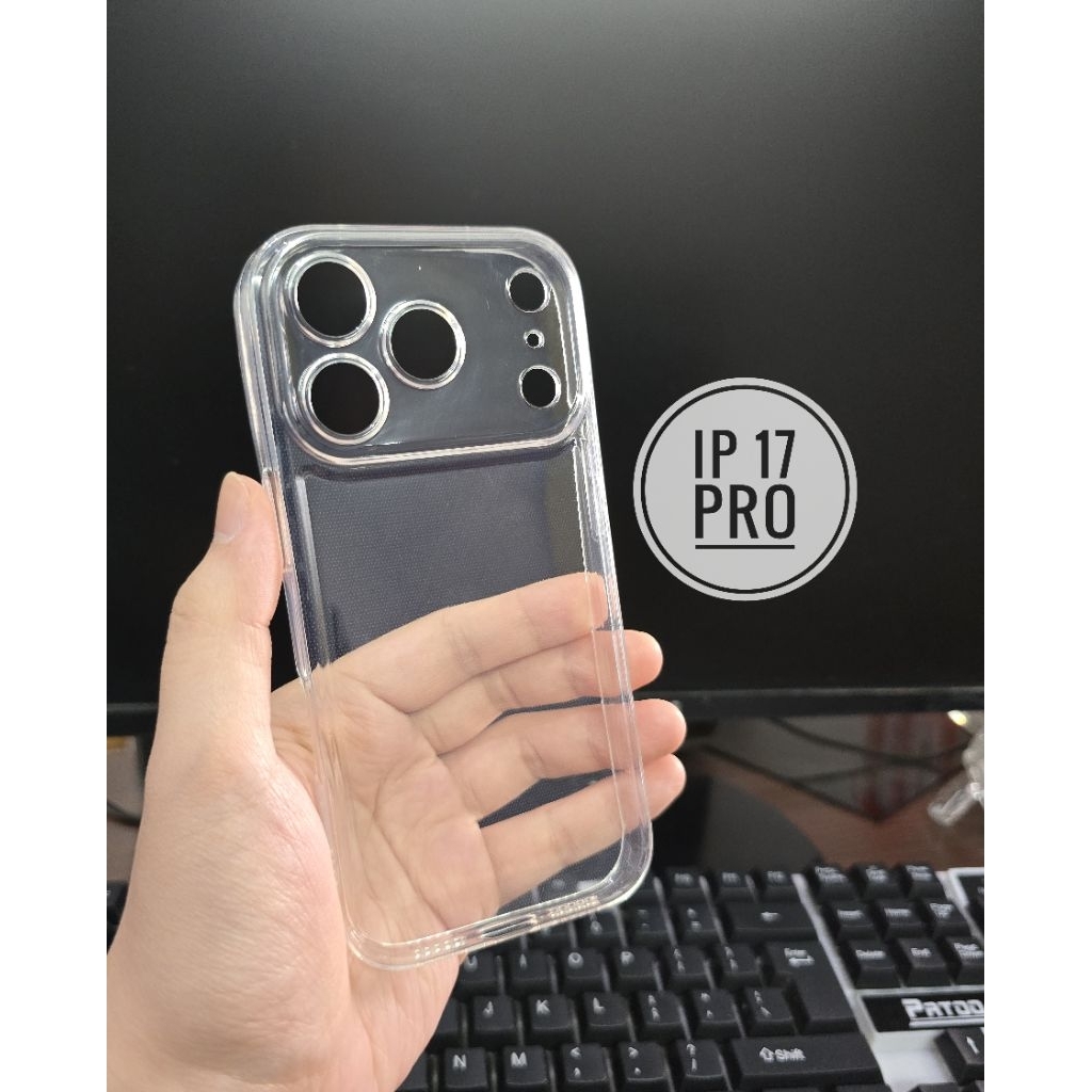 SOFTCASE TPU SPACE BENING TRANSPARAN IP 17 / 17 PRO / 17 PRO MAX / CASING