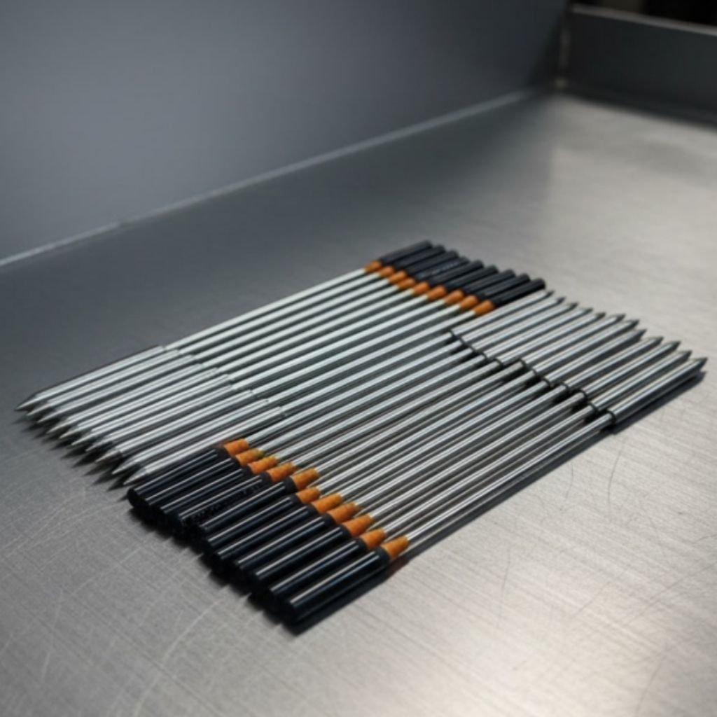 Paser Ikan 4mm logam (Isi 10 Biji) 8cm-14cm