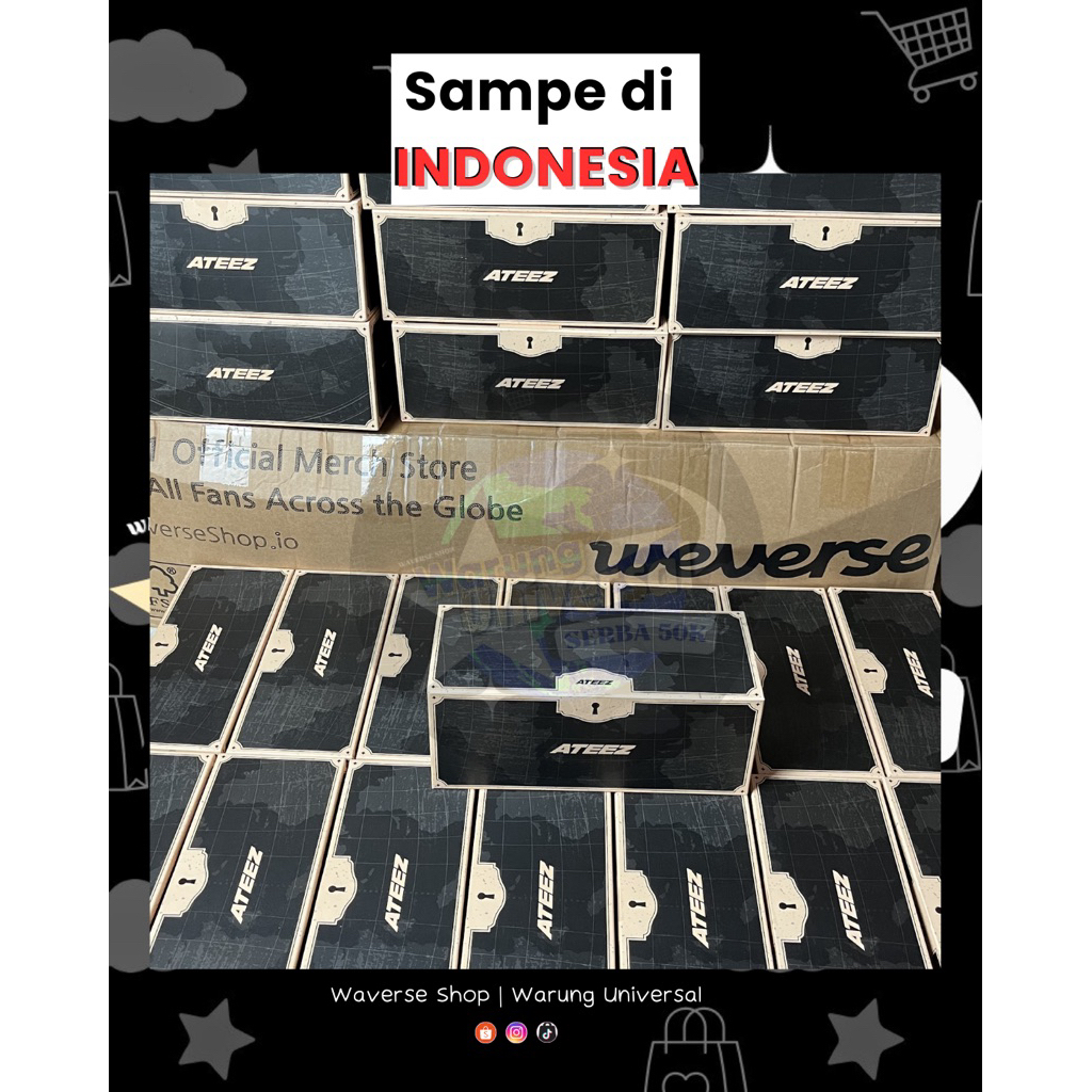 [DILARANG CEKOUT] ATINY LIGHSTICK ATEEZ VER 2 VERSION LIGHTINY