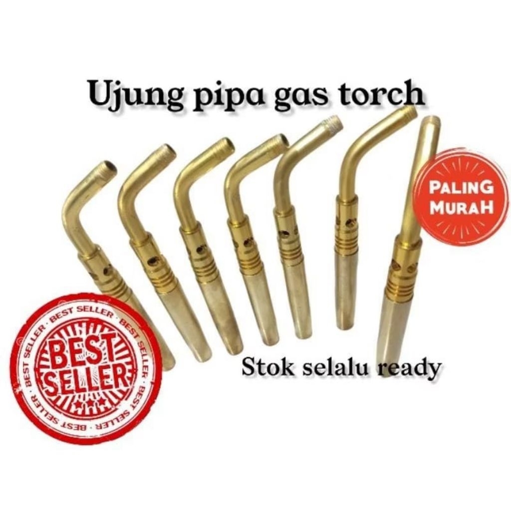 Pipa Gas Torch Selongsong Baru - Kondisi Baru, Spuyer Utuh, Ready Stok