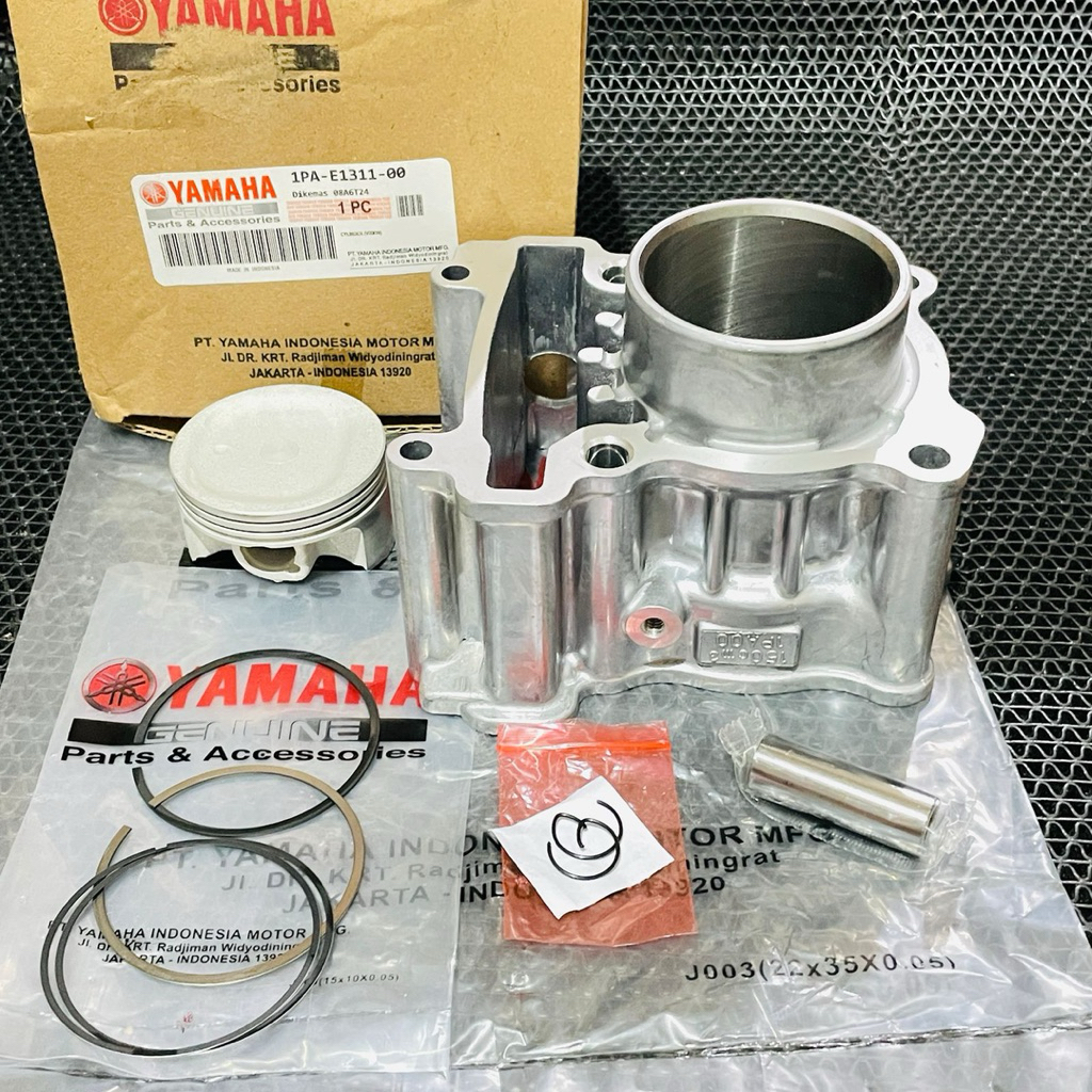 Blok Seher Yamaha Vixion Old New (1PA-3C1 )Blok Cylinder Mesin PNP Kualitas YGP Set Komplit