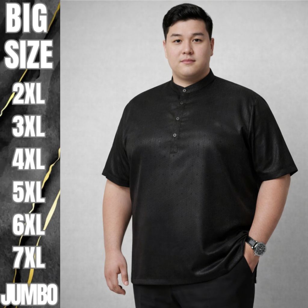 Baju Koko kurta jumbo pria dewasa lengan pendek Koko kurta toyobo terbaru