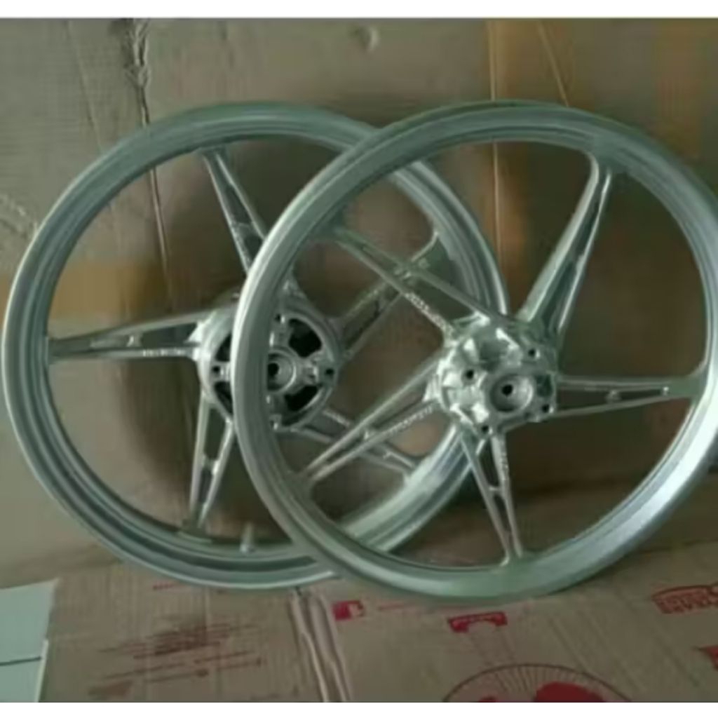 Velg Pelk Depan Belakang Yamaha Jupiter MX New 135 Dobel Disk Copotan Original
