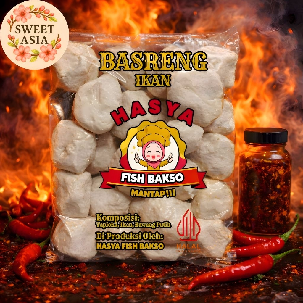 Basreng Chili Oil Mentah Ukuran Besar