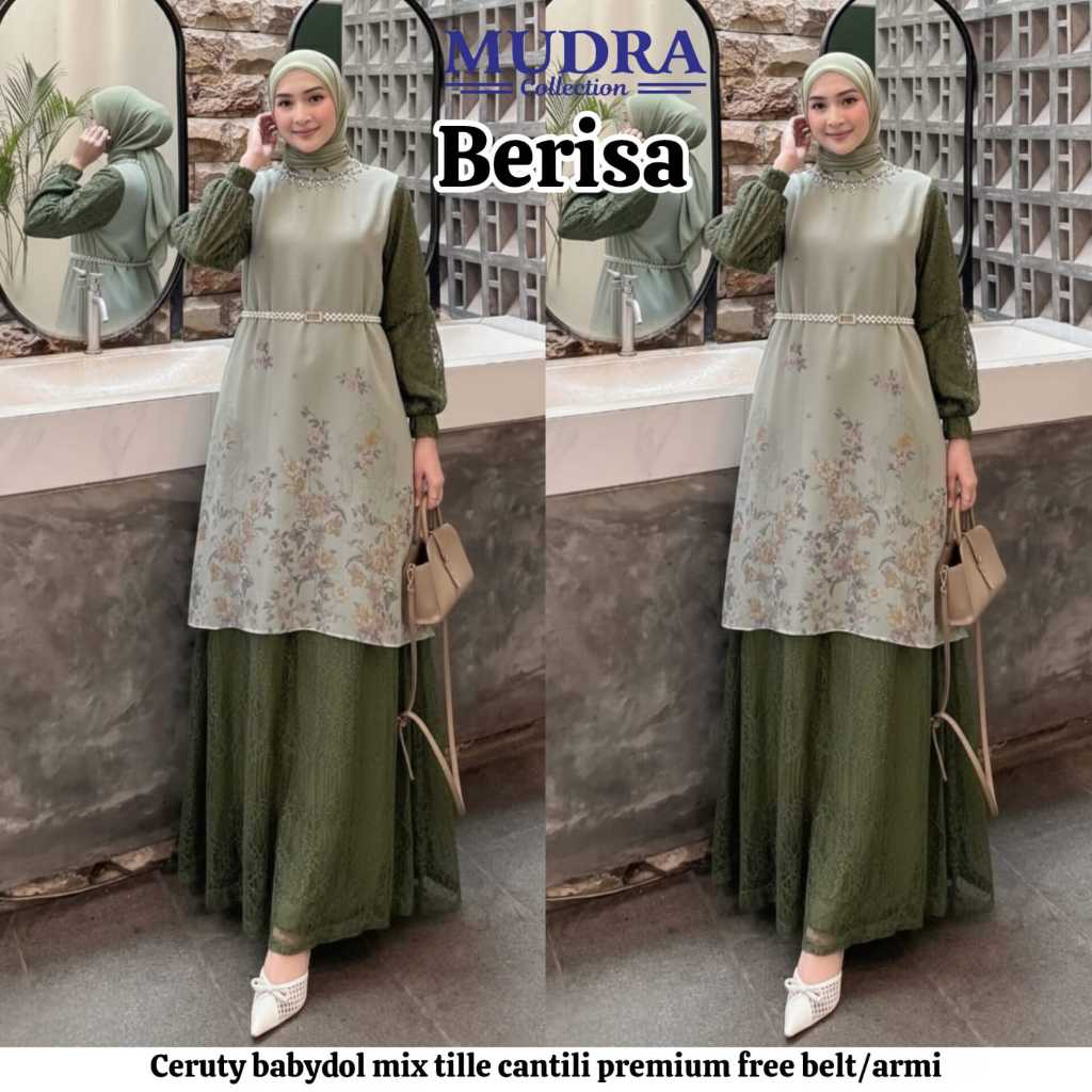 Gamis Mudra Collection / Gamis Terbaru / Gamis Wanita / Gamis Premium / Berisa / Mudra Hijab