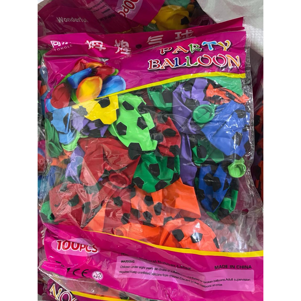 [1 pack] Balon Bola Latex isi 100 pcs || Balon Latex warna warni