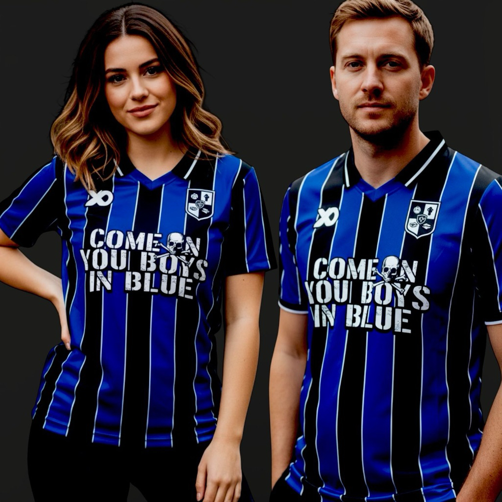 Baju Persib Bandung Jersey Vintage Retro Come On You Boys