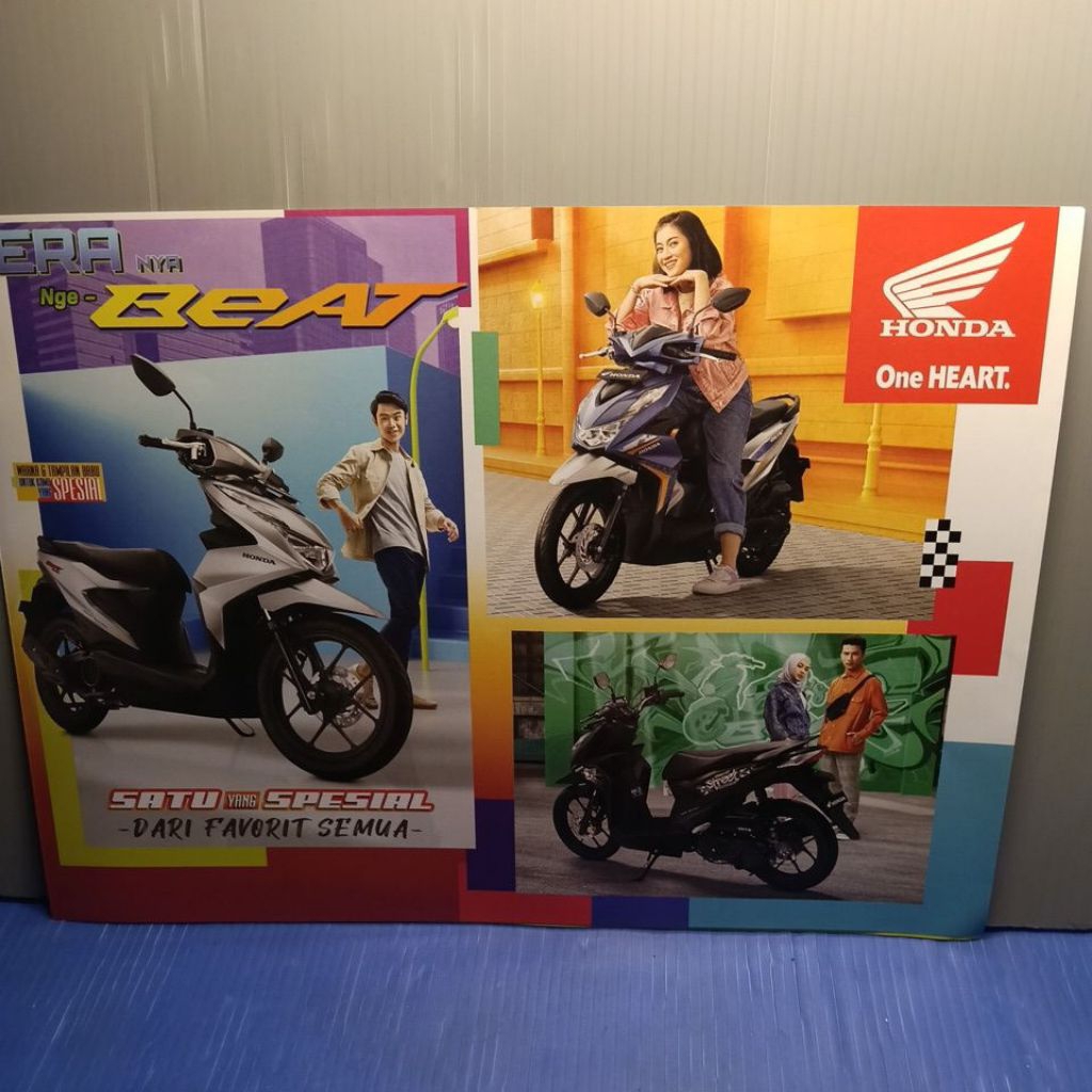 poster brosur leaflet katalog Honda beat