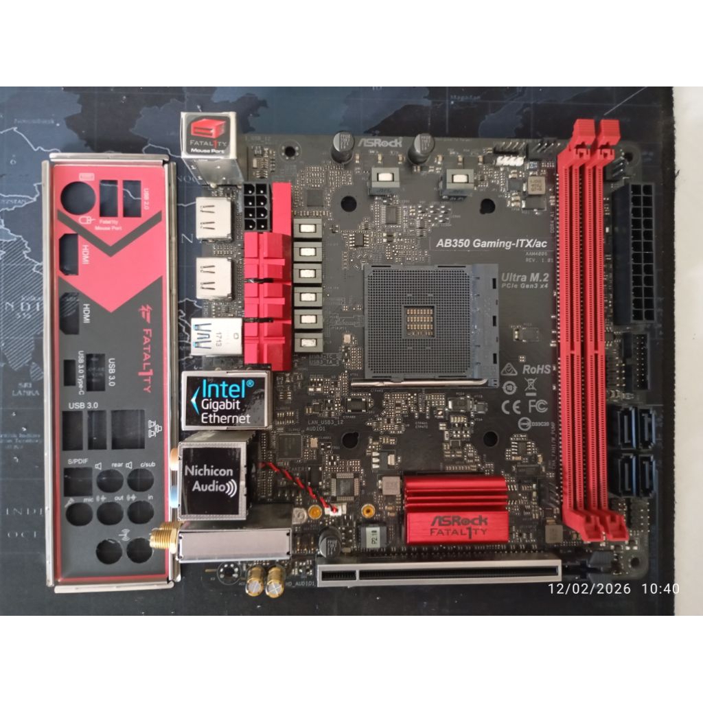motherboard Asrock Gaming Fatality B350 itx