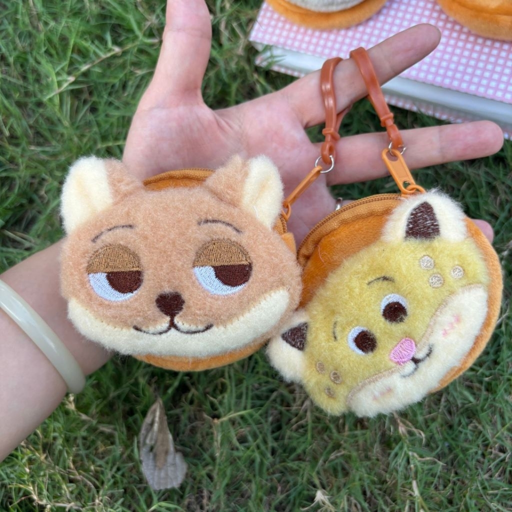 Dompet mini gantungan kunci / Zootopia / Mini Wallet ganci nick juddy
