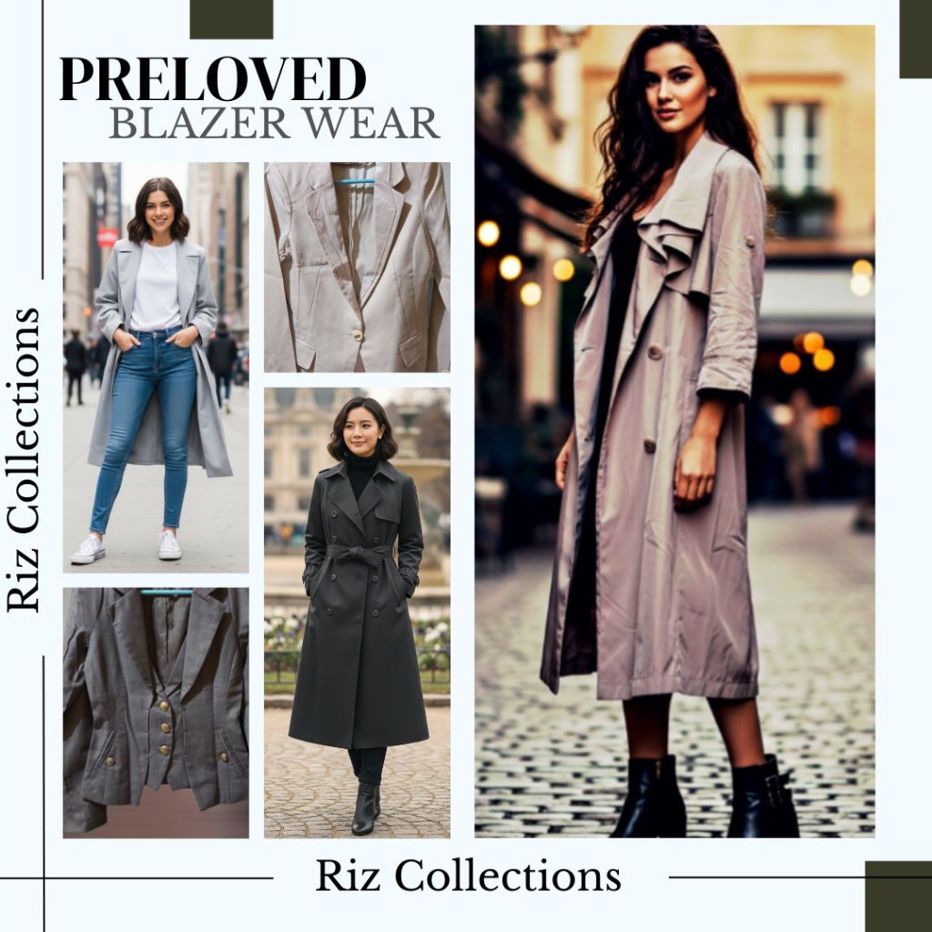 Preloved atasan wanita/ blazer wanita/ blazer panjang