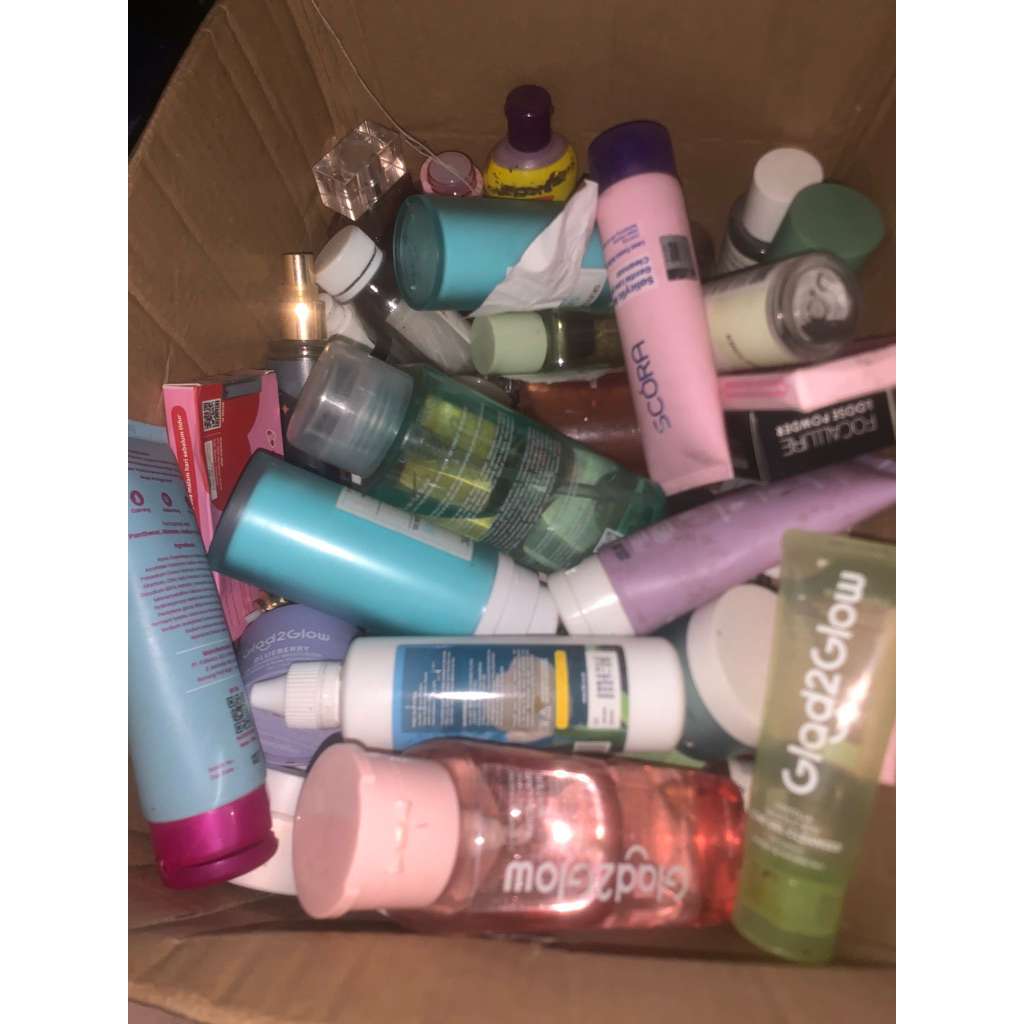 bekas skincare kosongan