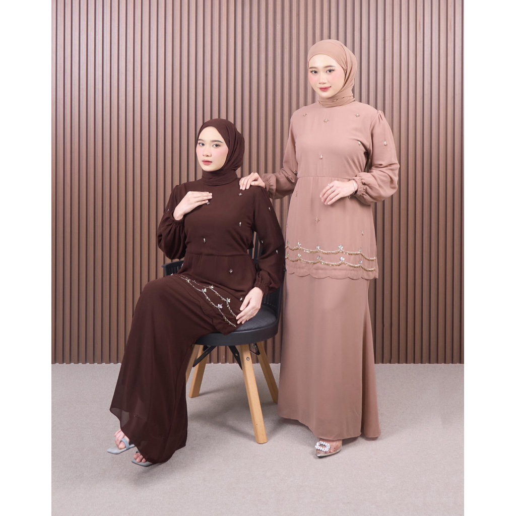 FAMYS - GAMIS MELAYU ALESHA DRESS PAYET MALAY KURUNG 02749