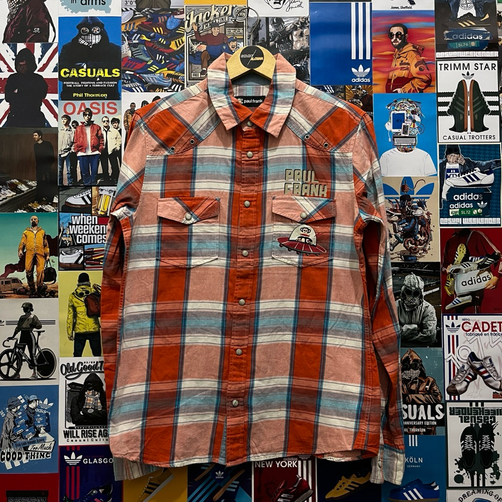 Kemeja / Lengan Panjang / Vintage / Second / PAUL FRANK