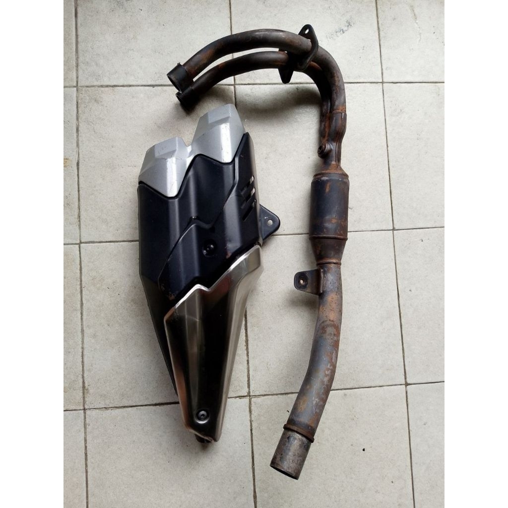 Exhaust Set CBR 250RR - Knalpot Std CBR 250RR Original