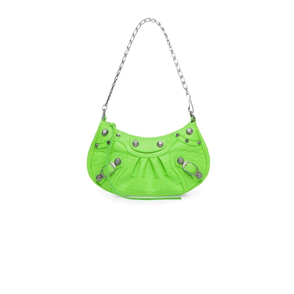 Geeluxury Mini Cagole Acid Green