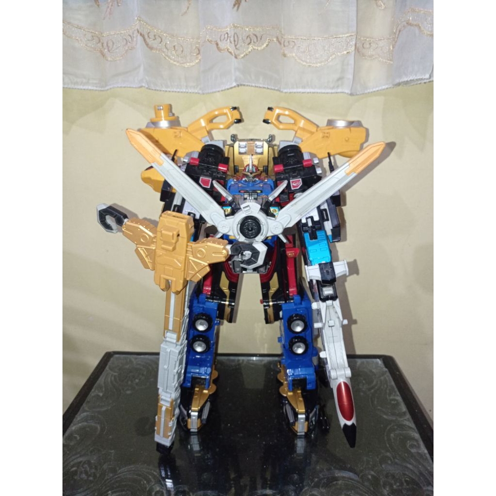 Mainan Robot DX Gobuster Oh Gobusteroh Go Buster Zord Megazord Gobusters Power Rangers Beast Morpher