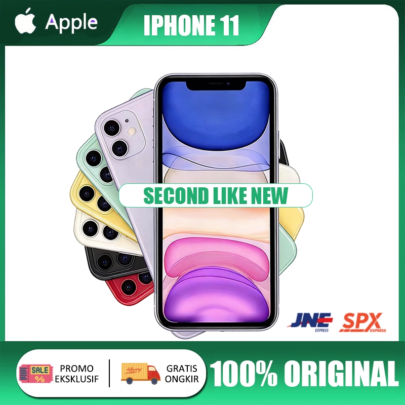 IP 11 Original Second 64GB/256GB/128GB Iphone 11 Normal Inter Ori 100% FULLSET MULUS