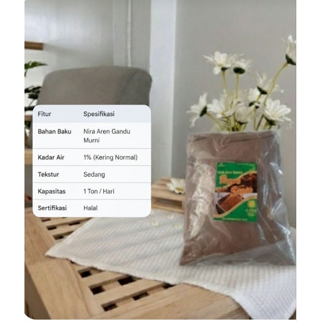 Gula Aren Semut 1 kg, Gula Aren Semut bubuk, Gula Aren Semut Murni