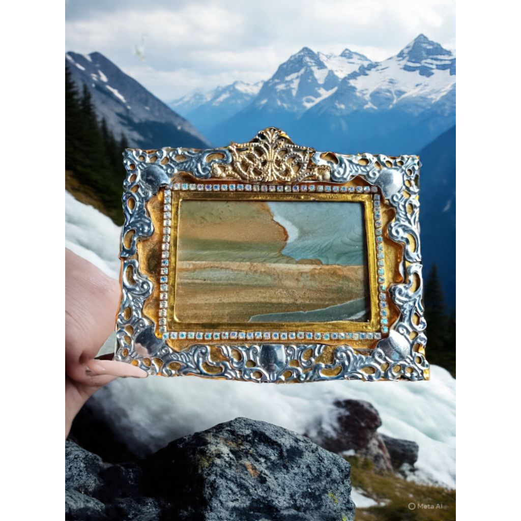 batu jesper motif pemandanagan