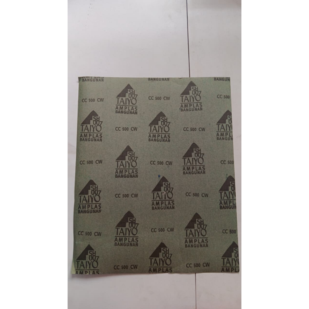TAIYO AMPLAS GRIT 500 / AMPLAS LEMBARAN GRIT 500