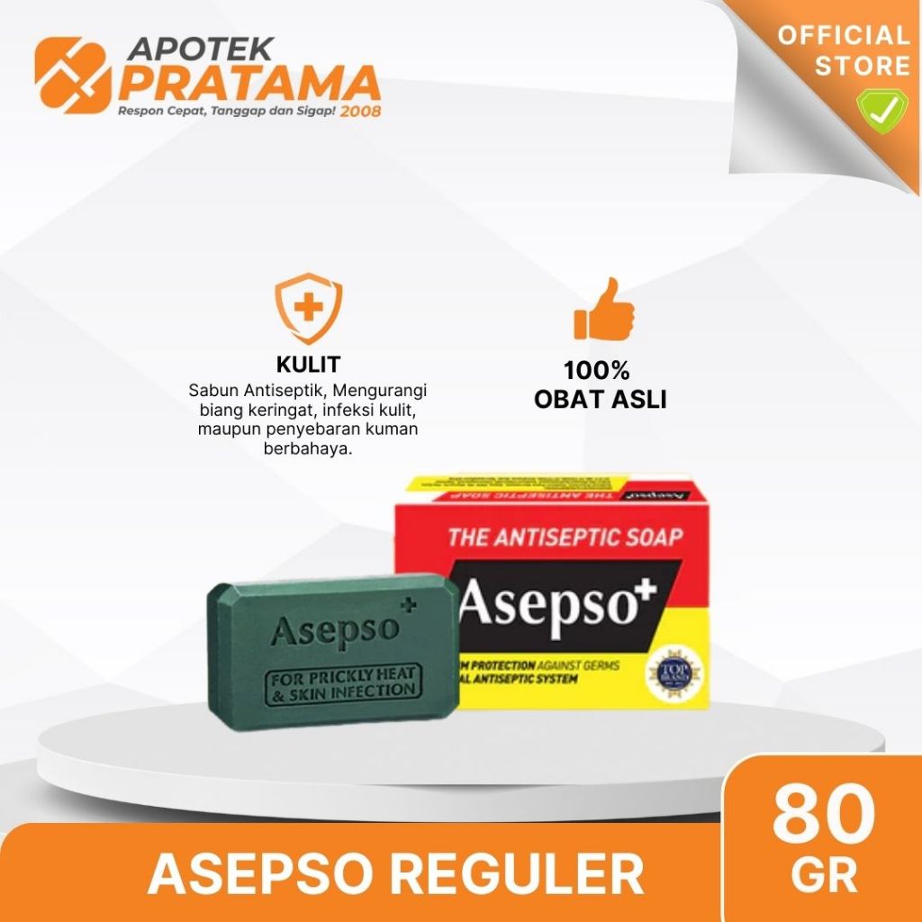 ASEPSO MERAH/ CLEAN/ FRESH/ SULFUR (SABUN ASEPSO)