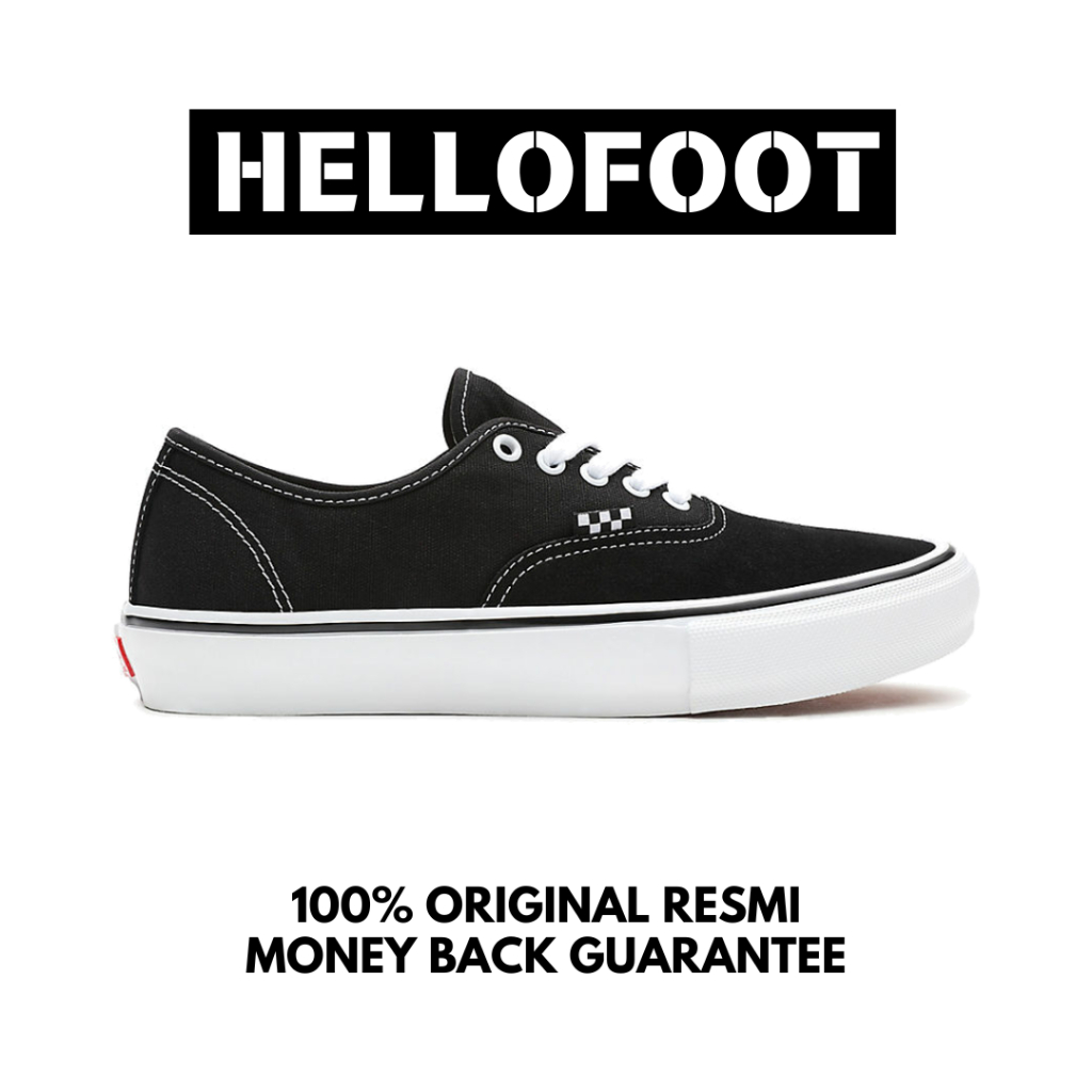 Sepatu Vans Authentic Pro Skate Black White [100% Original Resmi]