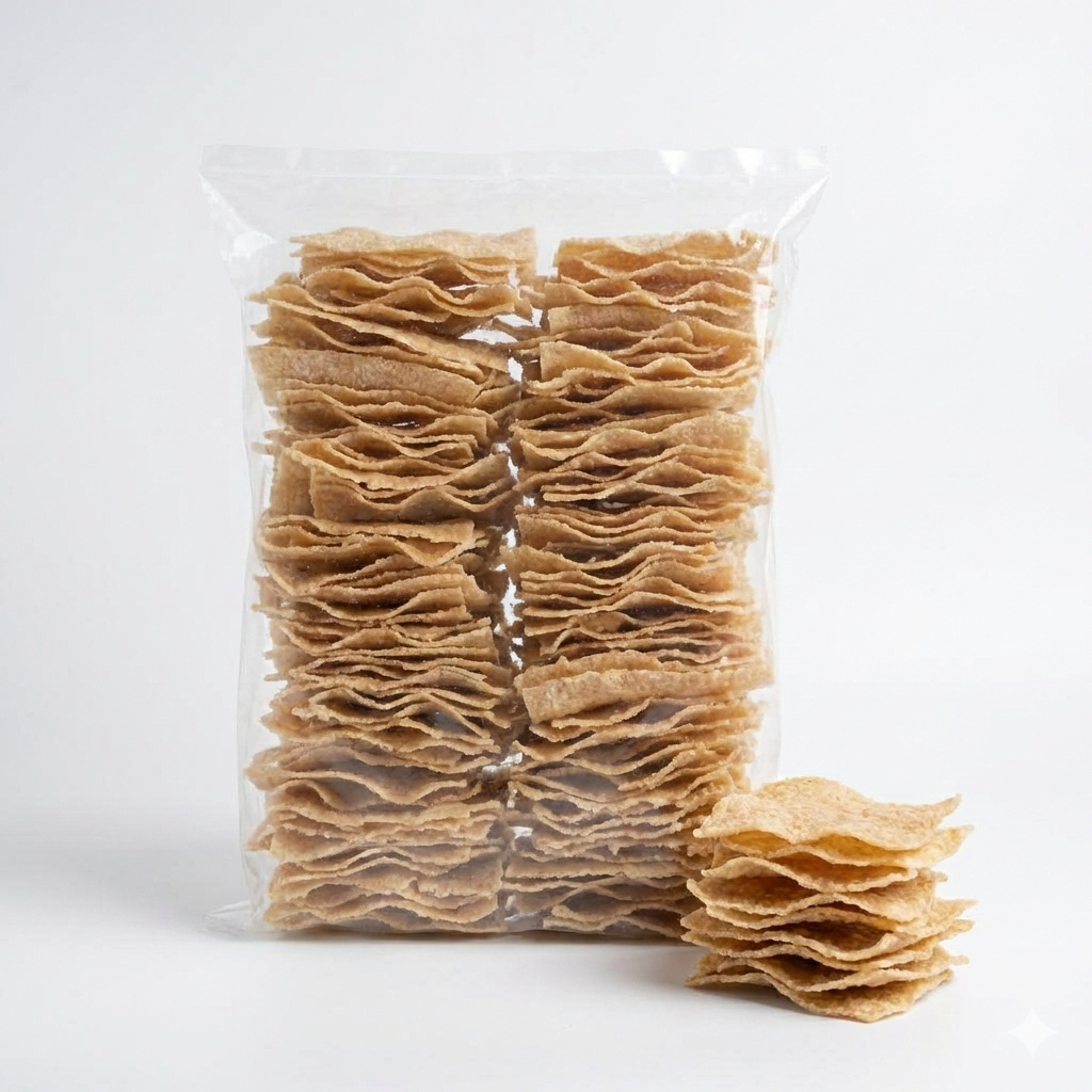 1 Kg Kerupuk Puli Gendar Lempeng Nasi Mentah Gurih Renyah Enak Asin Camilan Jajan Krupuk Beras Oleh 